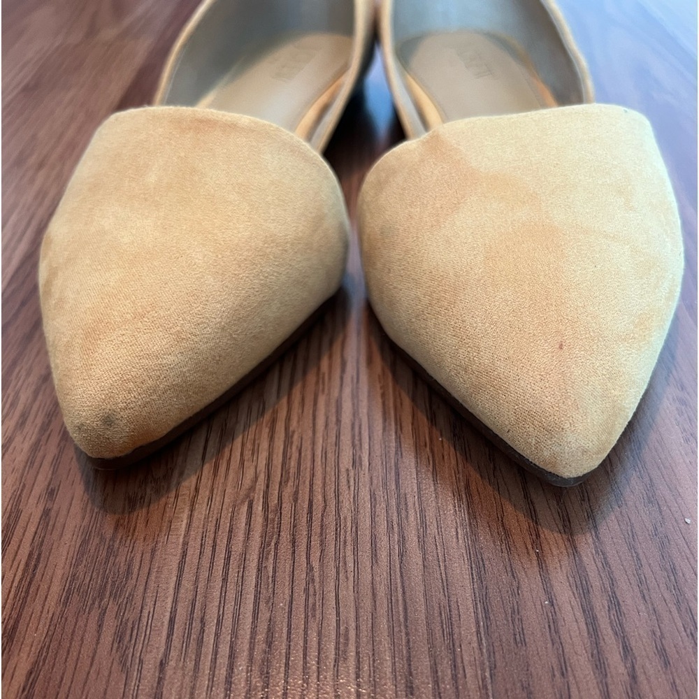 J.Crew Zoe Suede Leather D'Orsay Flats - Picture 10 of 13
